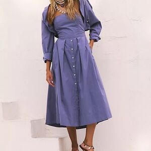 Free People Isley Midi Dress, Size Small